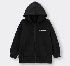 KIDS オーバーサイズスウェットフルジップパーカ 男女共用 160cm