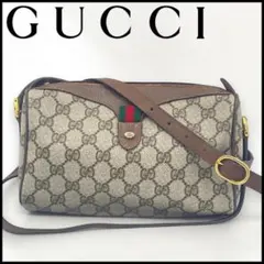 【GUCCI】希少！オールドグッチ/スプリームキャンバス ショルダーバッグ
