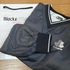 ★美品★ ブラック&ホワイト　防寒　トップス　レディース　サイズ1