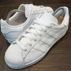 アディダス スーパースター 82 オールホワイト 白 レザー 24センチ