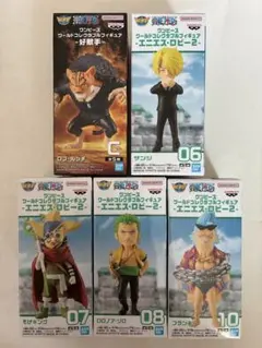 ワンピース ワールドコレクタブルフィギュア 好敵手 エニエスロビー　5種セット
