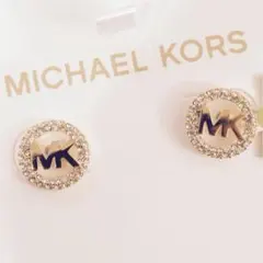 マイケルコース MKロゴ スタッドピアス ゴールドカラー キラキラのサムネイル