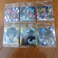 ジョジョウエハースシール　6点