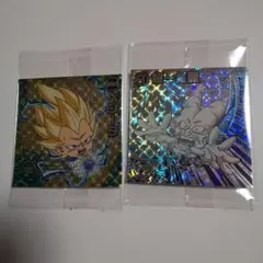 ドラゴンボール 超戦士シールウエハース超 超絶感謝の十周年レアシール2枚セット③