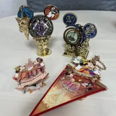 ディズニー 20 40周年記念グッズ クリスタルスフィア チャーム