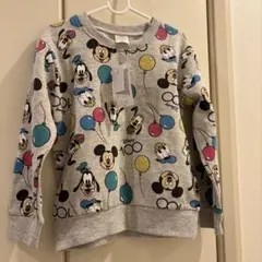 【新品未使用】ミッキー風船デザイン トレーナー 120cm