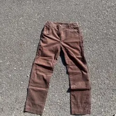 ブラウン コーデュロイ パンツ