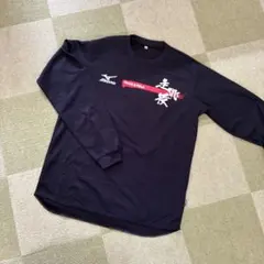 ミズノ 走跳投 ロンT Sサイズ　黒 陸上 TRACK&FIELD