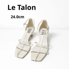 Le Talon GRISE 5cm ダブルTストラップサンダルのサムネイル