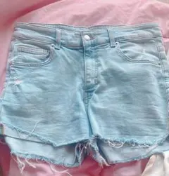 H&M ライトブルー ショートパンツ L