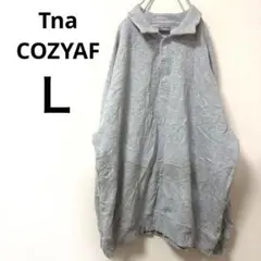 希少 Tna COZYAF ハーフボタン スウェット 杢グレー ゆったり カナダ
