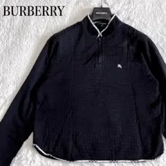 大きいサイズ BURBERRY バーバリー ハーフジップ ホースロゴ ブルゾン