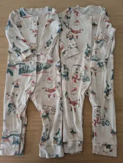 NEXT サンタロンパース 9-12ヶ月 2着セット