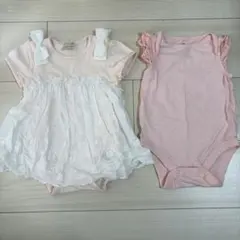 プティマインワンピース風ロンパース　GAPロンパース　セット