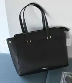 Honeys ハニーズ A4トートバッグ 黒 就活 転職 ビジネス