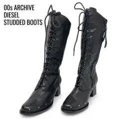 DIESEL 00s Archive Lace Up Studded Bootsのサムネイル