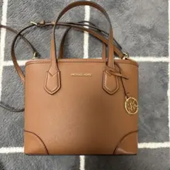 MICHAEL KORS ブラウン ミニショルダーバッグ