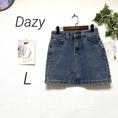 11146 Dazy シーイン デニムミニスカート L カジュアル