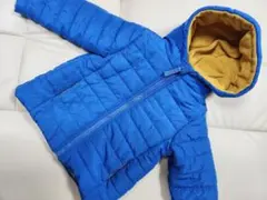 美品 中綿 ジャケット 95cm ブルー×イエロー