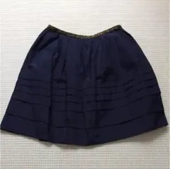 【美品】ユナイテッドアローズ グリーンレーベルリラクシング スカート ネイビー