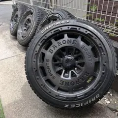 ち*ん様 ファブレス　バローネ　17インチ　ホワイトレター　ナスカー　ハイエース ち*ん様 ファブレス バローネ 17インチ ホワイトレター ナスカー