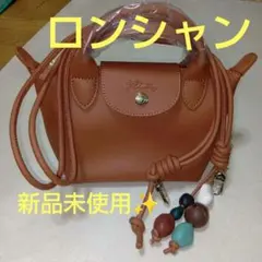 新品✨️ロンシャン♥ルプリアージュエクストラXSショルダー取外カシューレザー最新