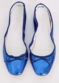 現行品ADAM ET ROPE 【サステナブル】メタリックバレエ22.5cm