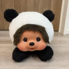 希少 廃盤 セキグチ ねそべりモンチッチ パンダ Lサイズ ぬいぐるみ