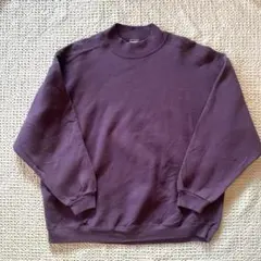chic 無地スウェット / XL / パープル / 90sムード