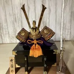 伝統的な五月人形 兜飾り