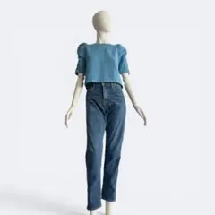 Ungrid アングリッド デニムパンツ ブルー ストレッチ レディースのサムネイル