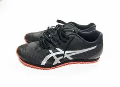 ASICS ウィンドスプリント　ランニングシューズ ブラック/オレンジ　25cm