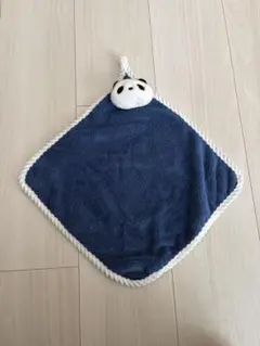 パンダ ループ付タオル 珊瑚絨 ネイビー