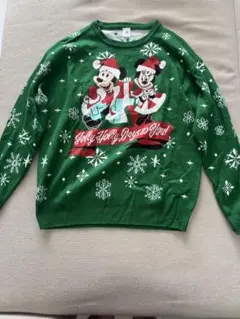 2023 ミッキー　ミニー　長袖セーター Disneyクリスマス