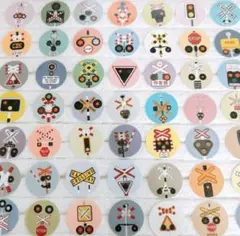 世界の踏切 ご褒美シール２ 全52ヵ国　ハンドメイド