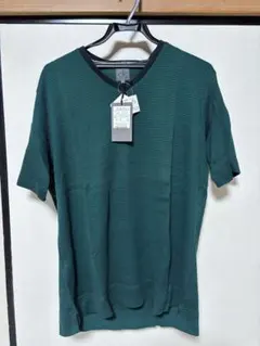 Calvin Klein メンズ3L 半袖Tシャツ Ｖネック ダークグリーン