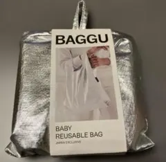 BAGGU BABY REUSABLE BAG シルバーメタリック