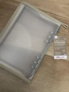 A5 6リングファイル ブラウン　ダイソー
