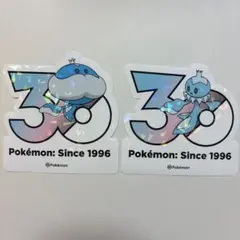ポケモン 30周年記念 ステッカー ブルンゲル プルリルのサムネイル