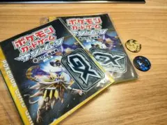 ポケモンカードゲームサン ムーン 遊びかた説明書　ルリナ　ぴかちゅうコインおまけ