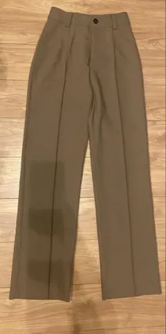 ZARA ブラウン ストレートパンツ XS