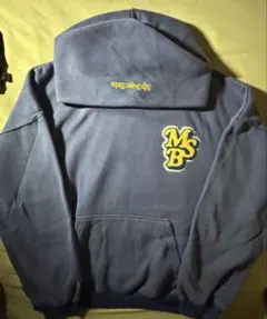 MSBロゴ刺繍 ネイビー（紫っぽい）パーカー