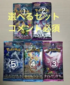 ポケモンカードゲーム　バトルパートナーズ　　選べるパックセット