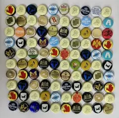日本・海外のクラフトビール 王冠 100個セット