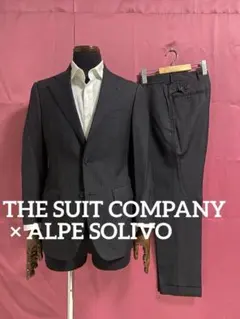 THE SUIT COMPANY◇伊製ALPE SOLIVO生地◇メンズスーツ