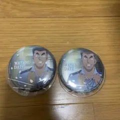 名探偵コナン　伊達航　缶バッチ　USJ 2個セット