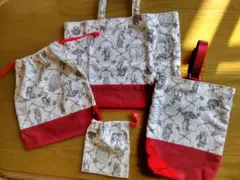 レッスンバッグ お得な4点セット ハンドメイド 女の子