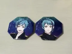 ツイステ ブレジュ ジェイド フロイド ランダムホログラム缶バッジ