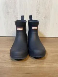 HUNTER ネイビー ショート長靴