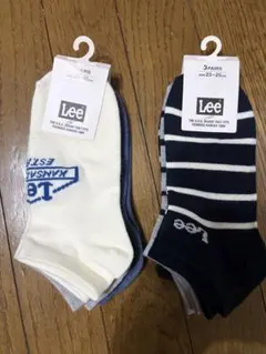 レディースソックス　Lee スニーカーソックス　3足組2セット